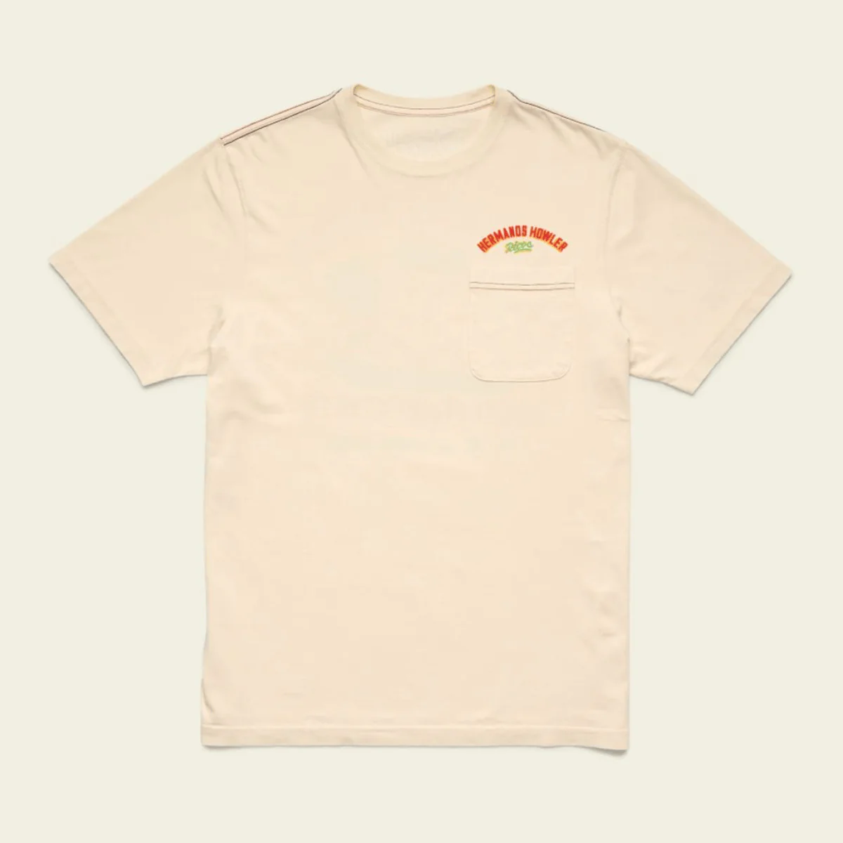 Howler Brothers Cotton Pocket T-Shirt - Fruteria Flotante: Natural - Image 2