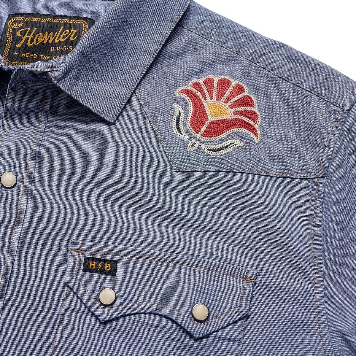 Howler Brothers Crosscut Deluxe Snapshirt - Image 3