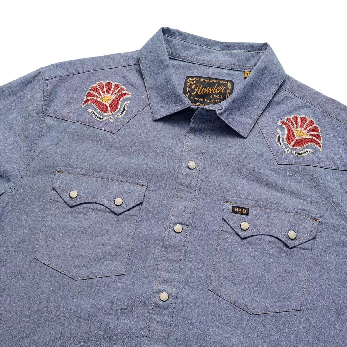 Howler Brothers Crosscut Deluxe Snapshirt - Image 4