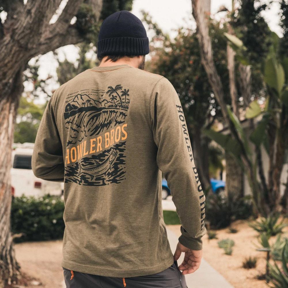 Howler Brothers Longsleeve T-Shirt - Tarpon and Tube - Image 3
