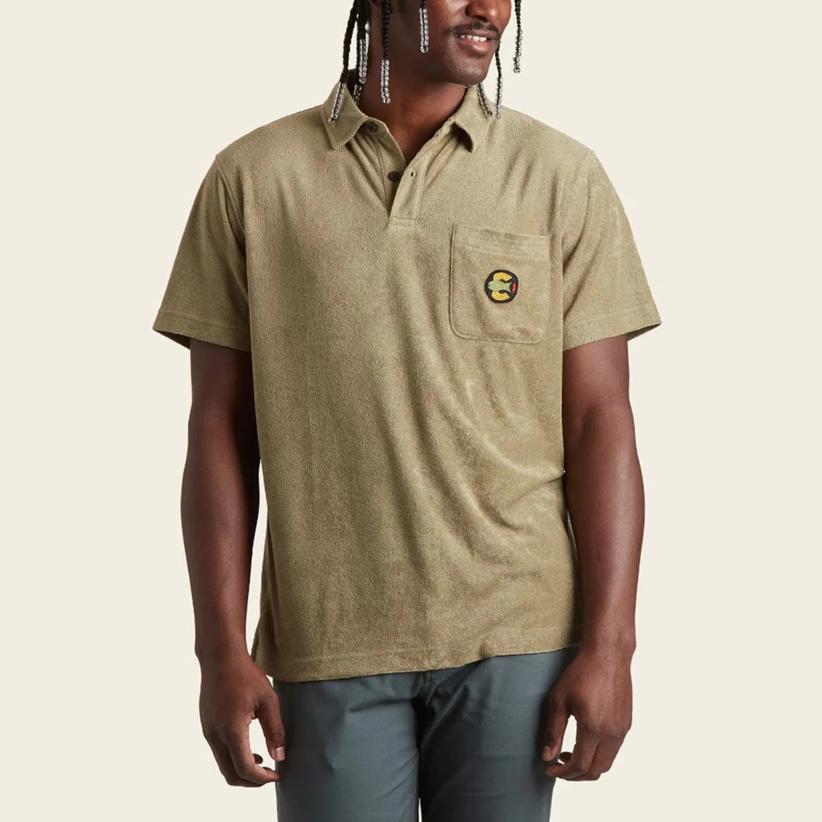 Howler Brothers Plusherman Terry Polo - Image 4