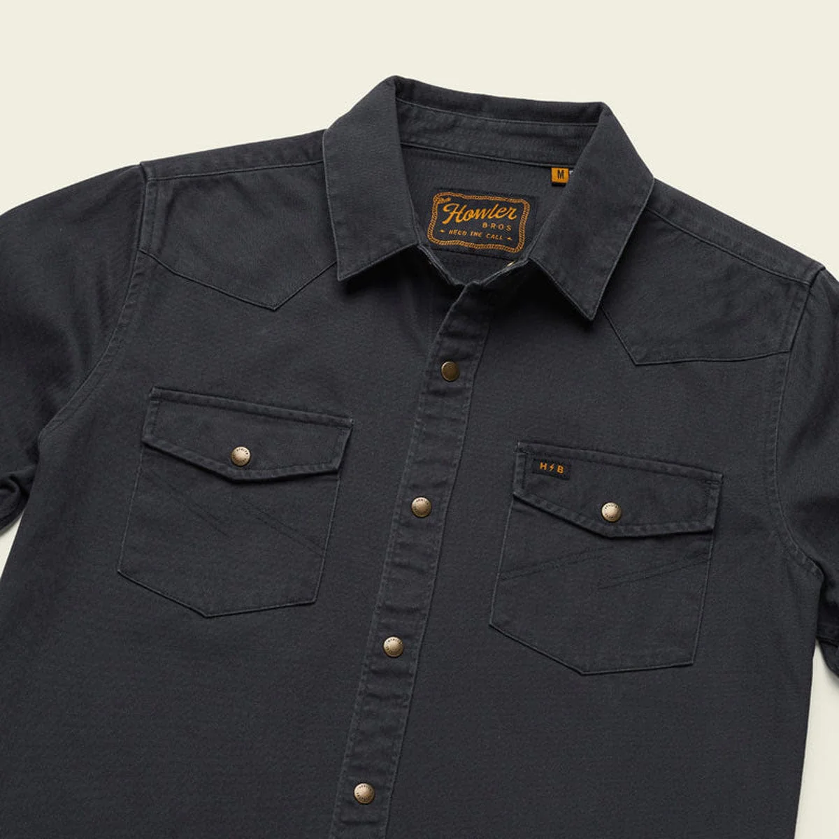 Howler Brothers Sawhorse Work Shirt - Crow Black - Image 4