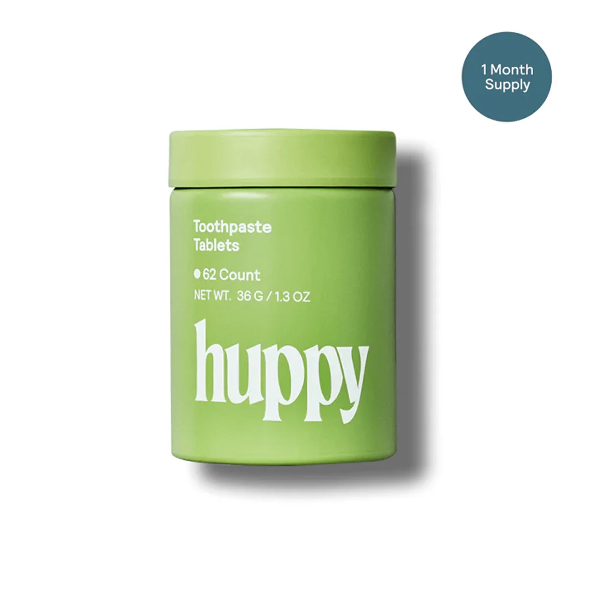 Huppy Fluoride-Free Toothpaste Tablets Peppermint