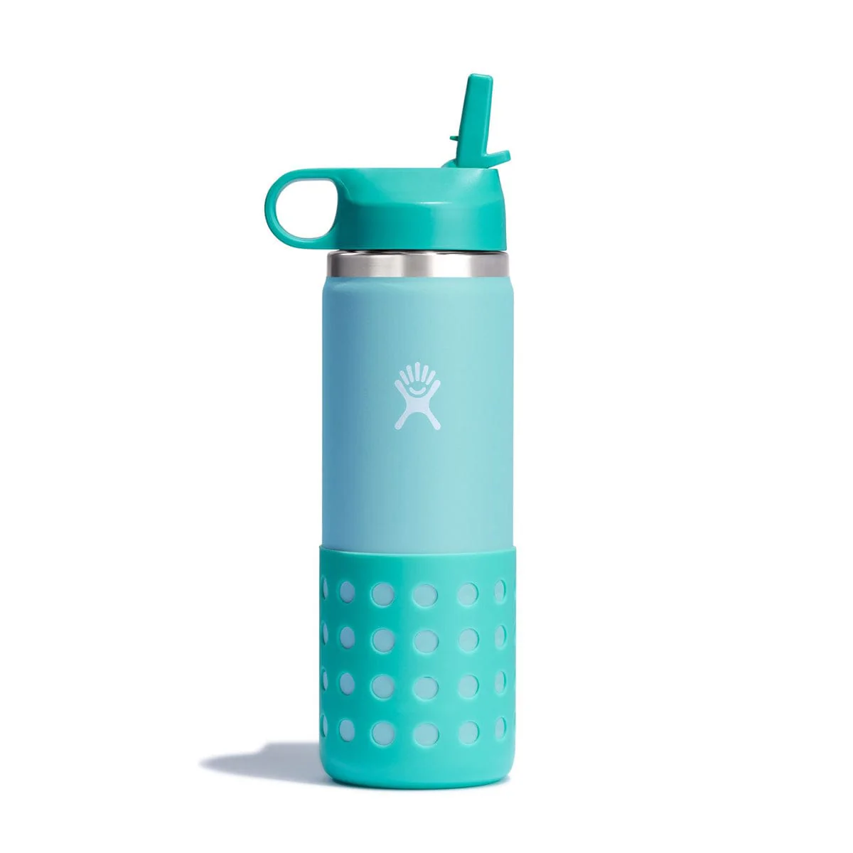 Hydro Flask 20 oz. Kid's Wide Mouth Straw Lid and Boot Bottle - Image 2