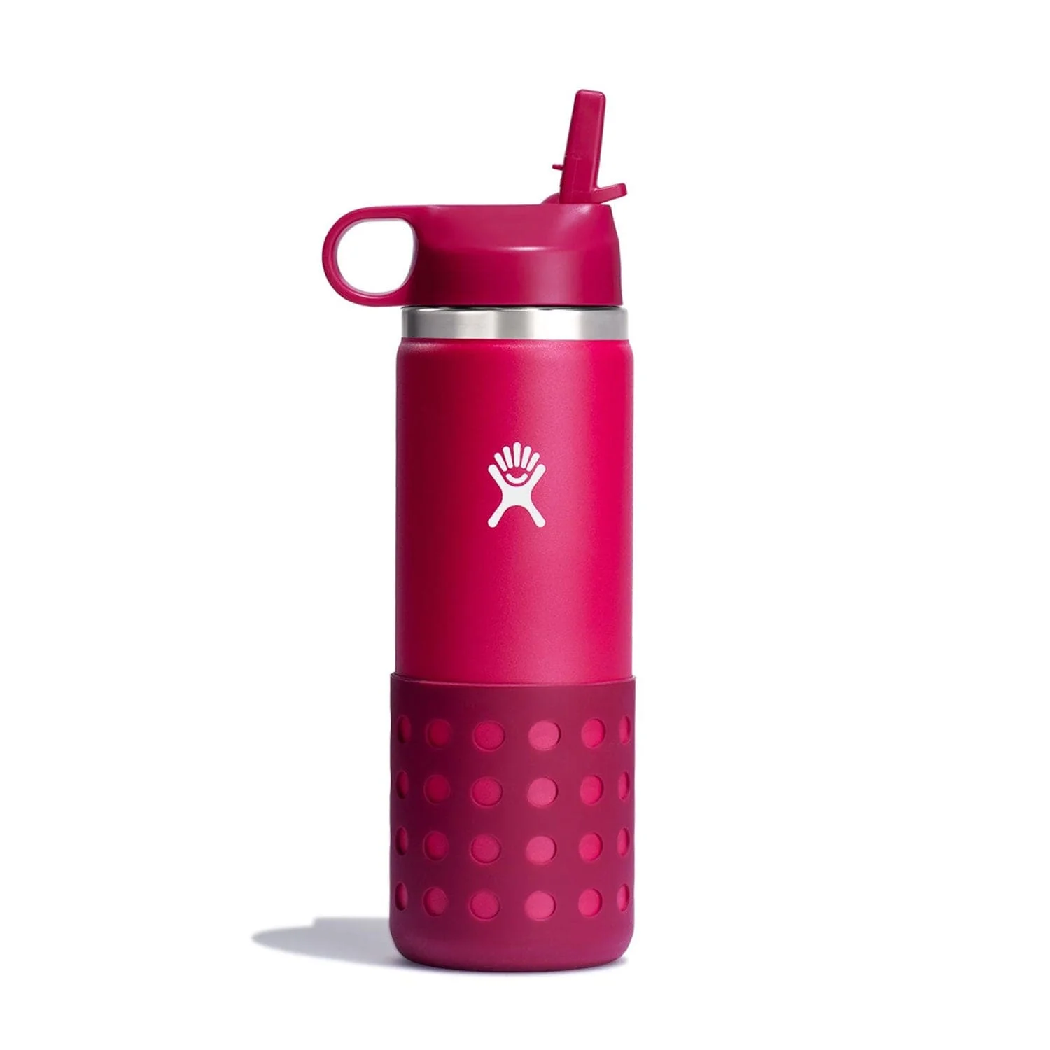 Hydro Flask 20 oz. Kid's Wide Mouth Straw Lid and Boot Bottle - Image 3