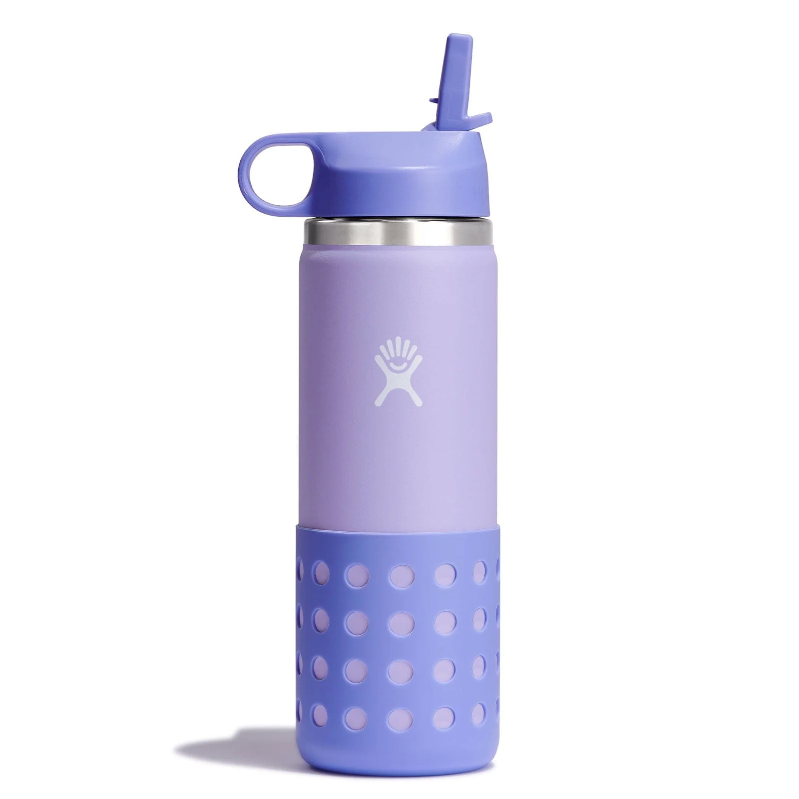 Hydro Flask 20 oz. Kid's Wide Mouth Straw Lid and Boot Bottle - Image 4