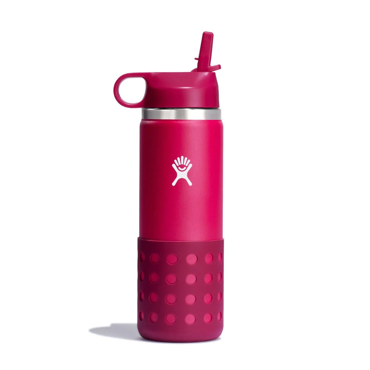 Hydro Flask 20 oz. Kid's Wide Mouth Straw Lid and Boot Bottle - Image 6