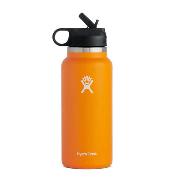 Hydro Flask 32 oz. Wide Mouth With Straw Lid 2.0 Water Bottle - Old Style - Image 5