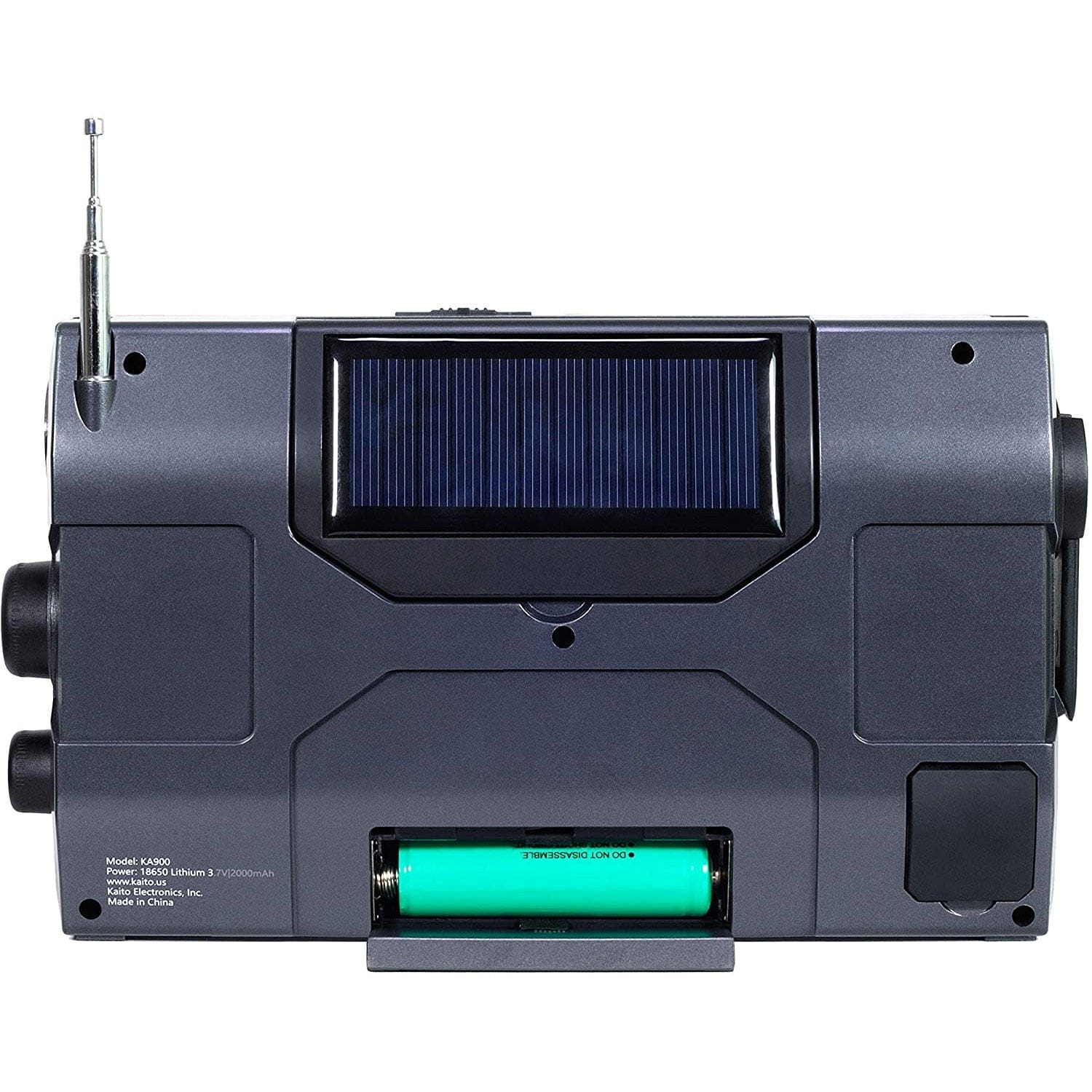 Kaito KA900 Voyager Max Solar Crank AM/FM/SW NOAA Weather Radio with Bluetooth - Image 4
