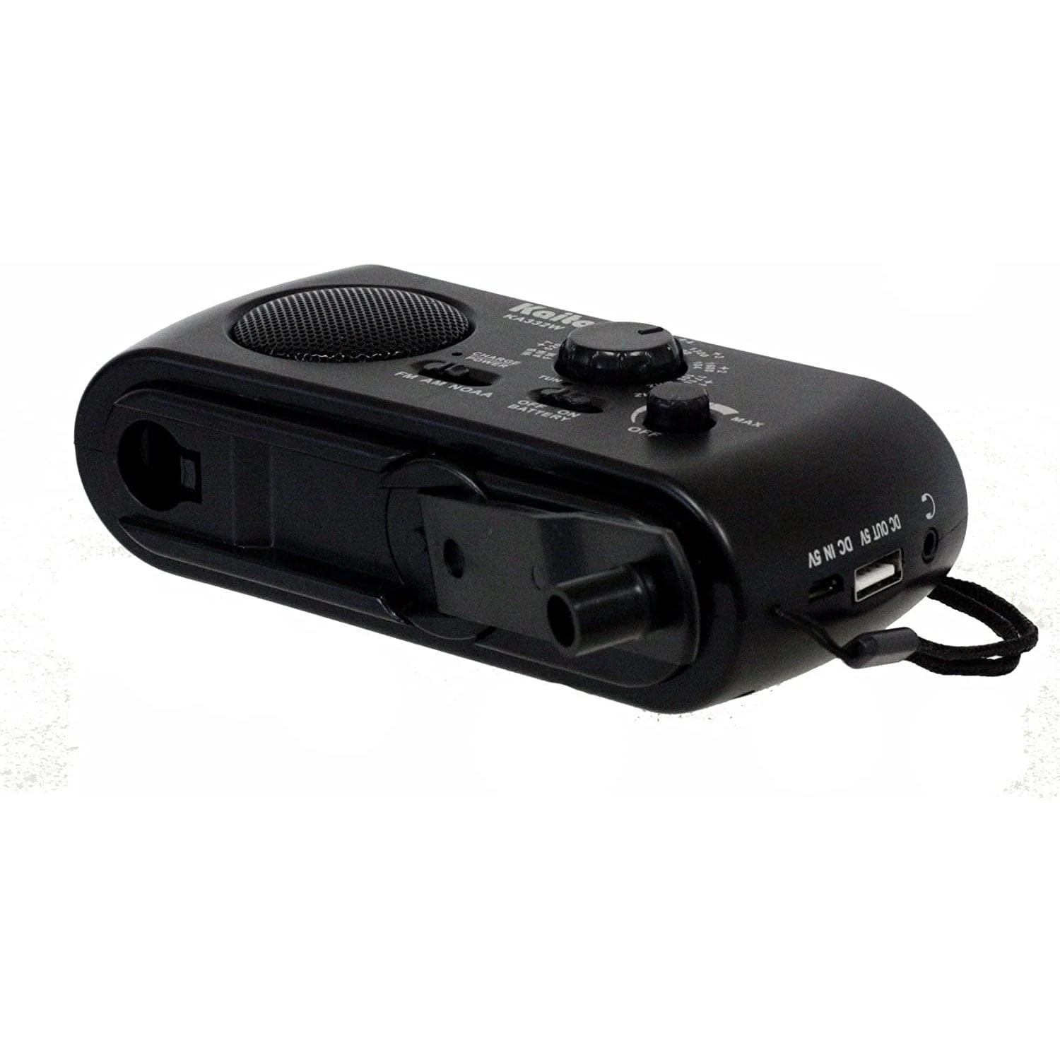 Kaito KA332W Portable Hand Crank Solar AM/FM NOAA Weather Radio - Image 2
