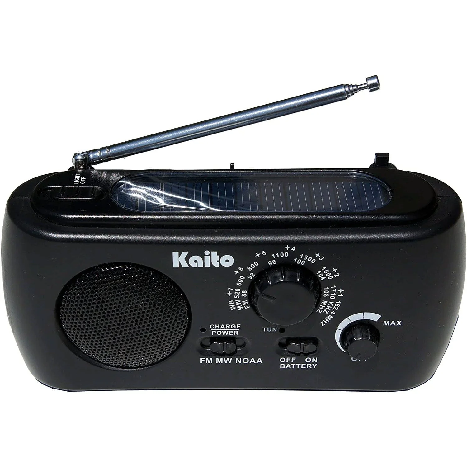 Kaito KA332W Portable Hand Crank Solar AM/FM NOAA Weather Radio - Image 4