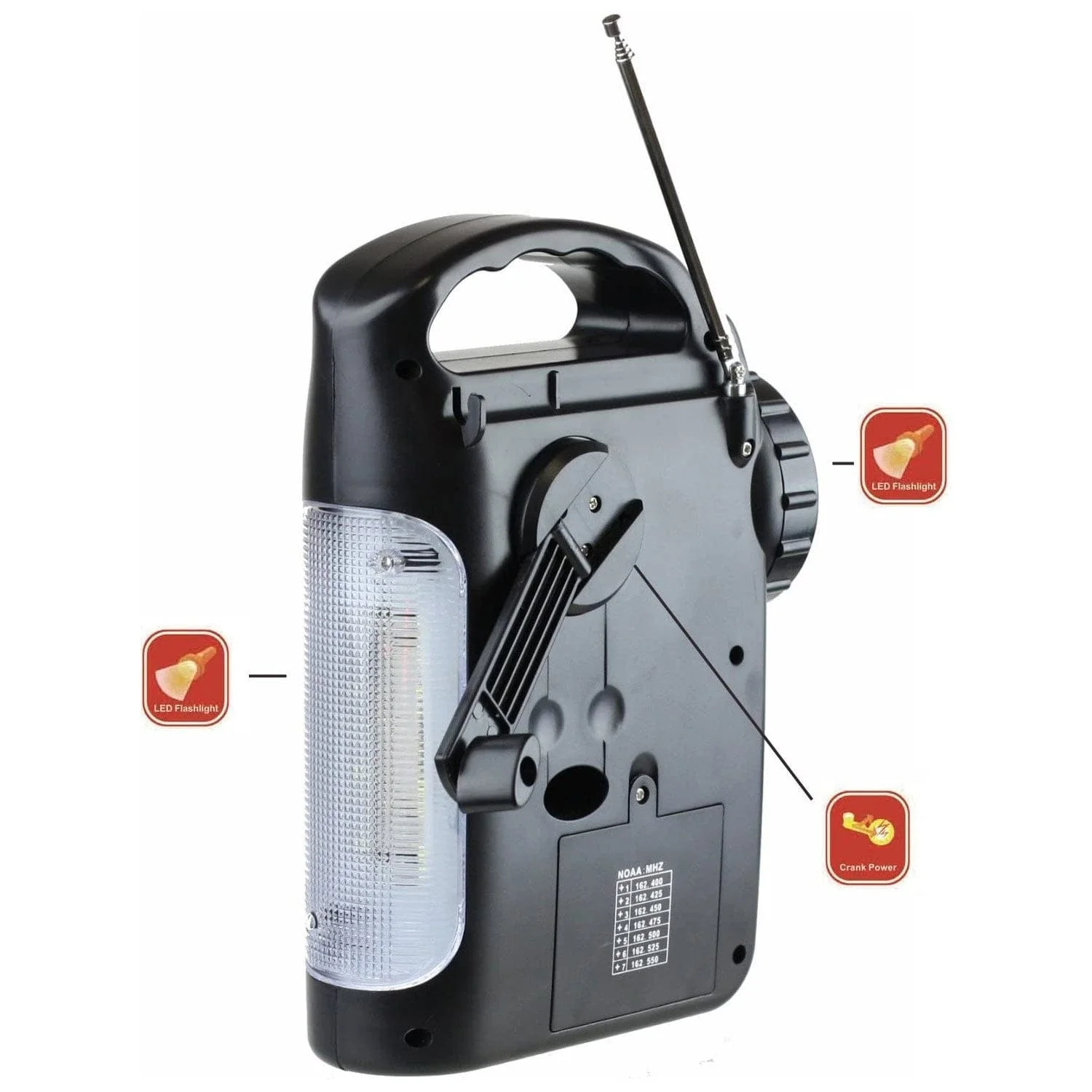 Kaito KA339W Multi-Functional 4-Way Powered LED Camping Lantern & Weather Radio - Image 2