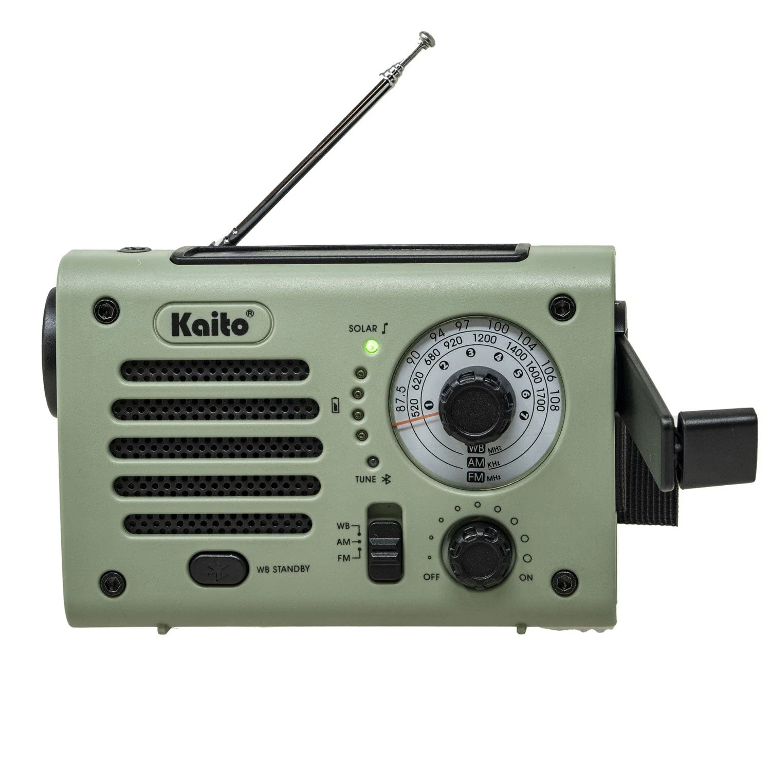 Kaito KA380 Solar Crank AM/FM Emergency Weather Radio - Image 5