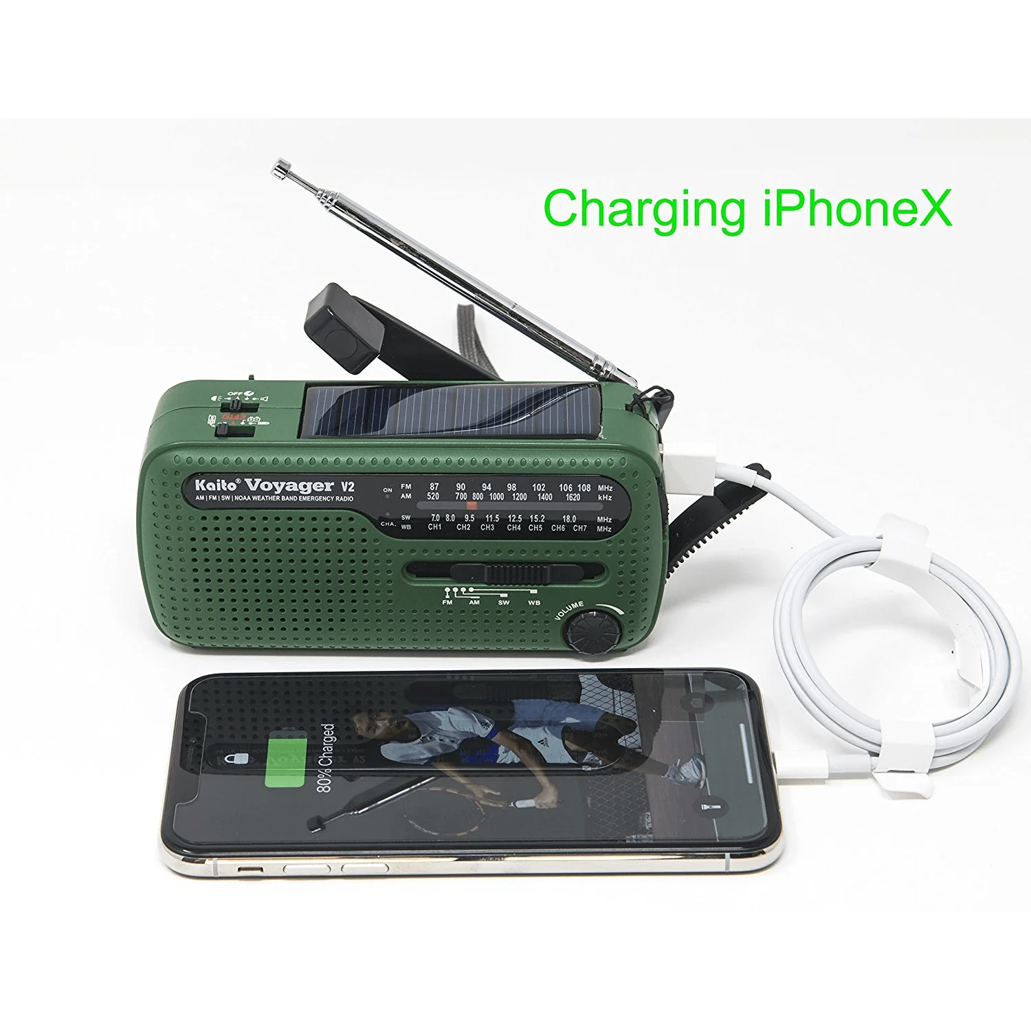 Kaito Voyager V2 NOAA Weather Emergency Radio - Image 3