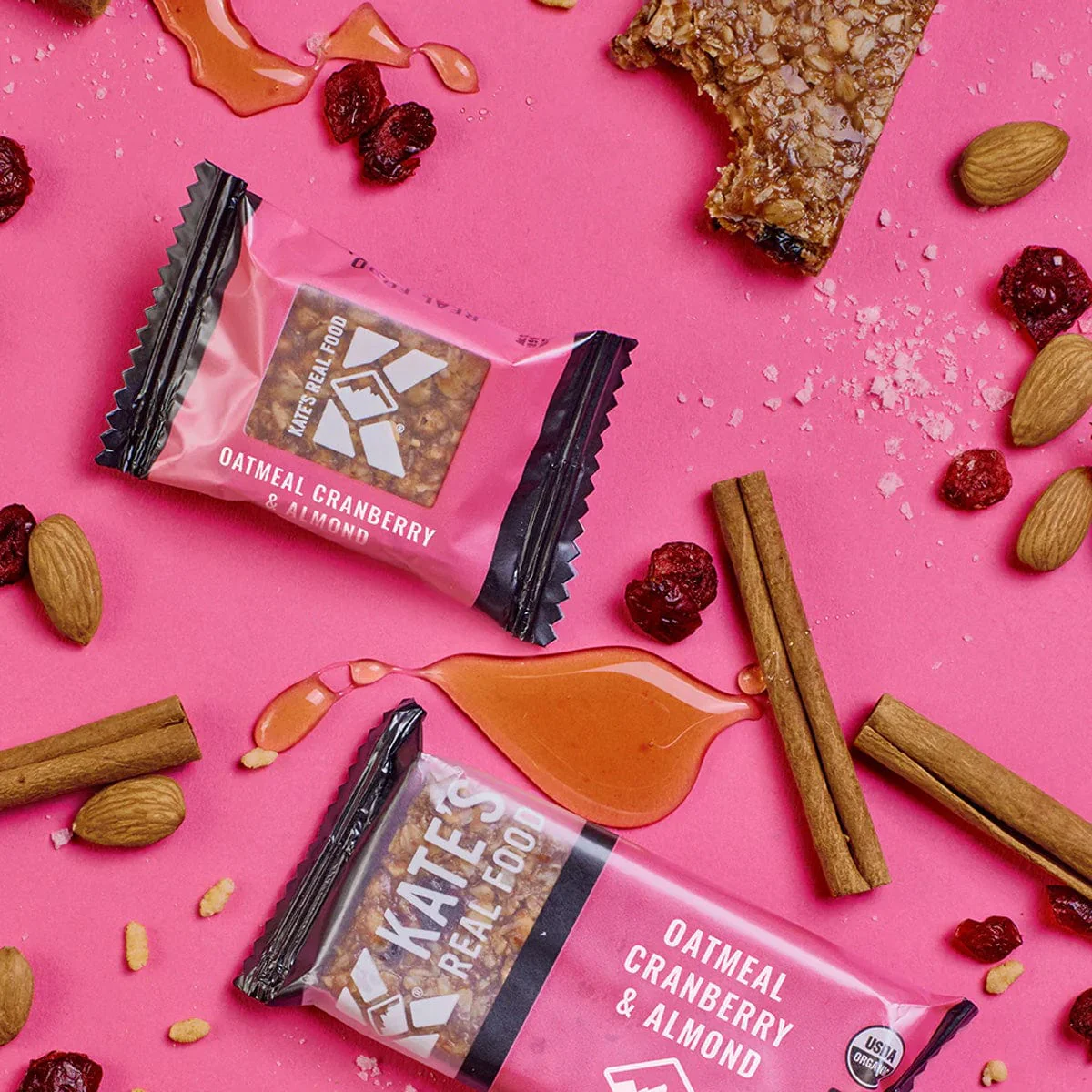 Kate's Oatmeal Cranberry & Almond Bar - Image 2