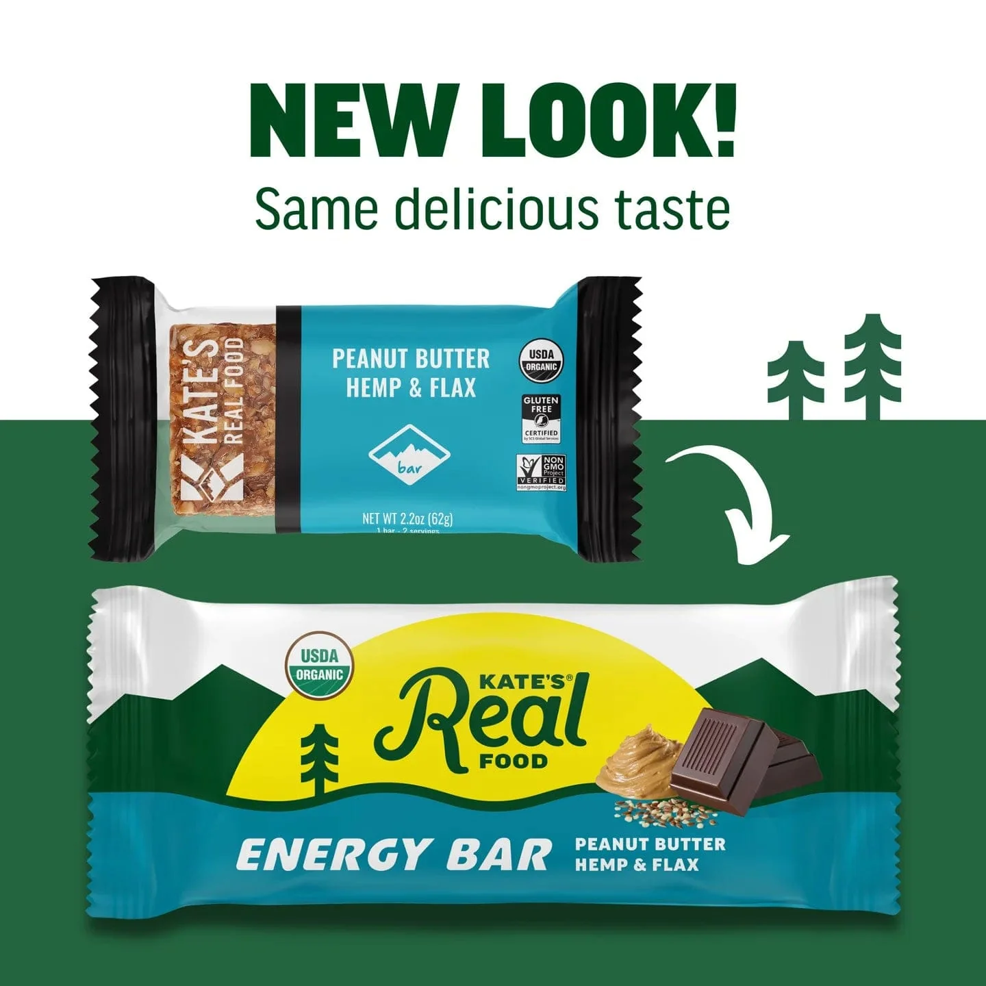 Kate's Peanut Butter Hemp & Flax Bar