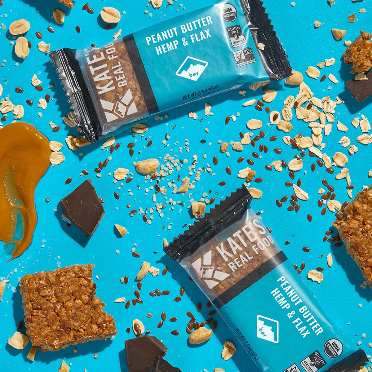 Kate's Peanut Butter Hemp & Flax Bar - Image 2