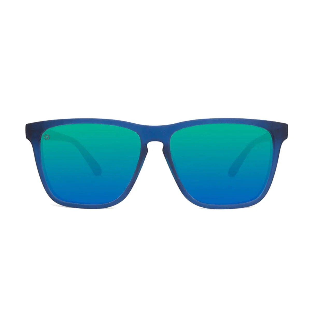 Knockaround Fast Lanes Sport Sunglasses - Rubberized Navy / Mint - Image 2