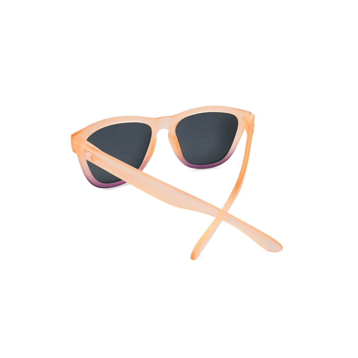 Knockaround Premiums Sunglasses - Frosted Rose Quartz Fade / Rose - Image 4