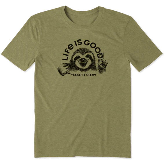 Life is good Cool Tee Take It Sloth - Men's
