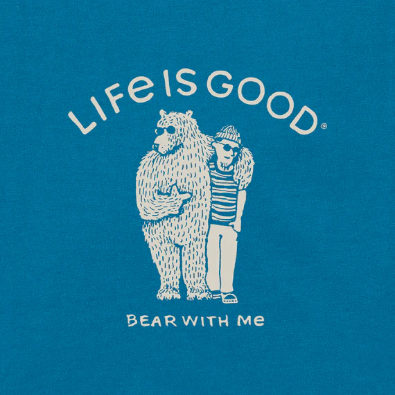Life Is Good Men's Crusher Tee Bear With Me Friend - Image 2
