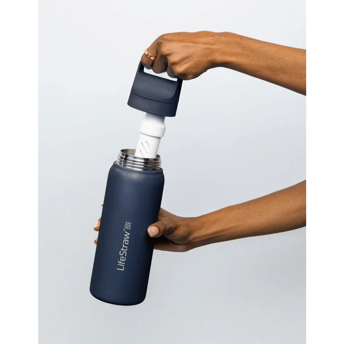 LifeStraw Go Stainless Steel 1L Filtration Water Bottle - Image 2