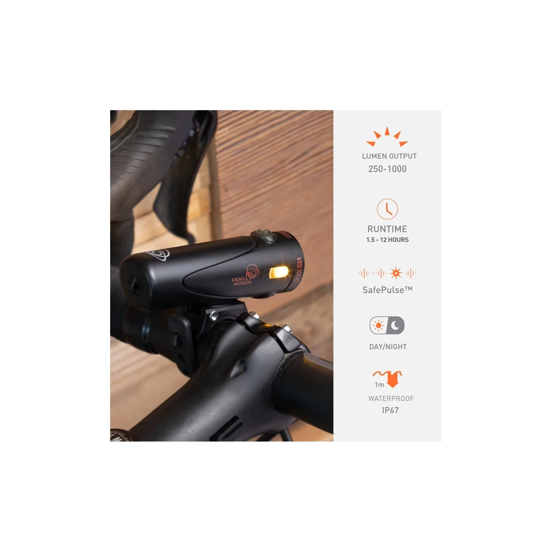 Light & Motion VIS 1000 Trooper Cycling Light - Image 4
