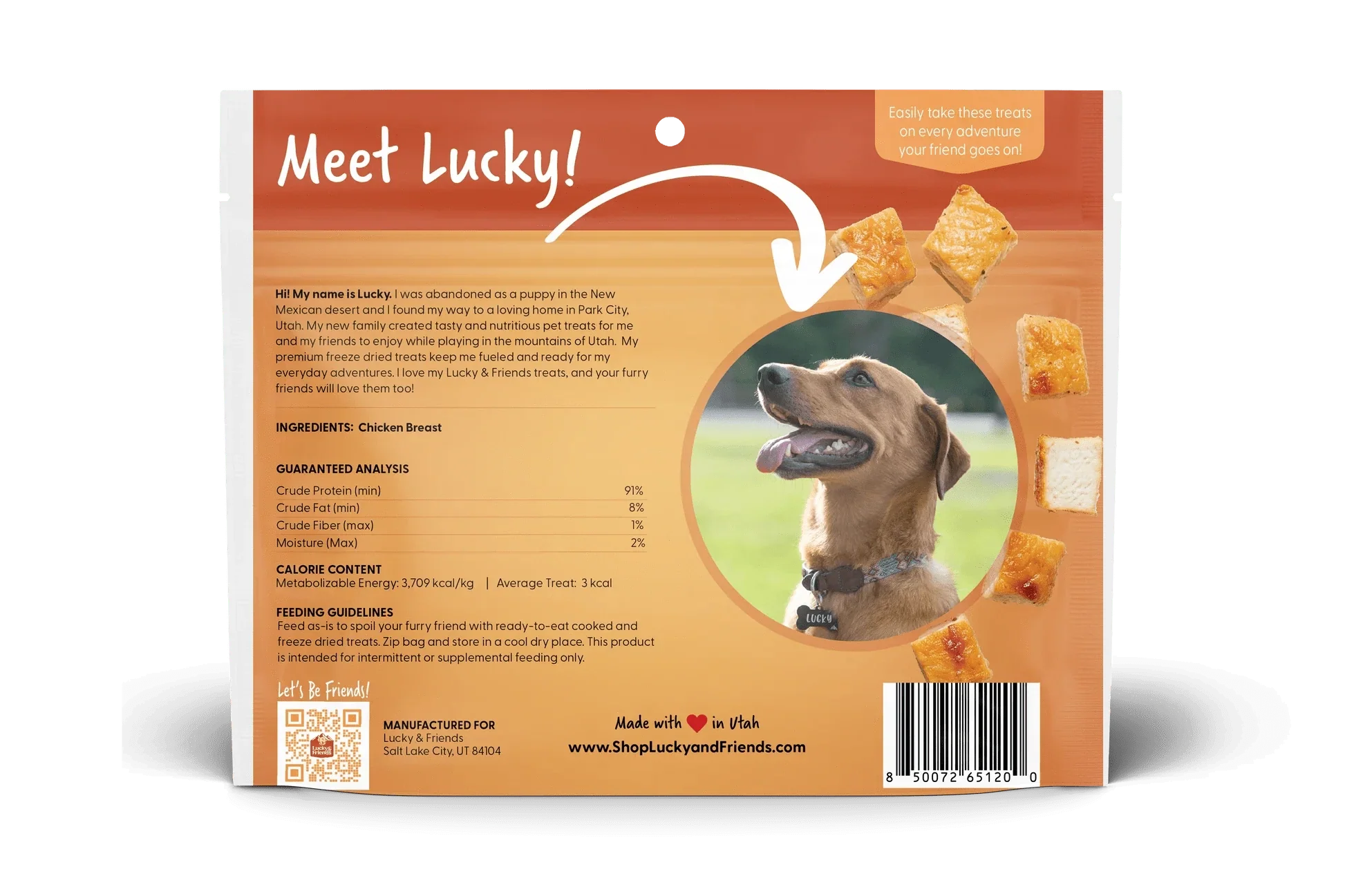 Lucky & Friends Chicken Breast Dog Treats - Image 2