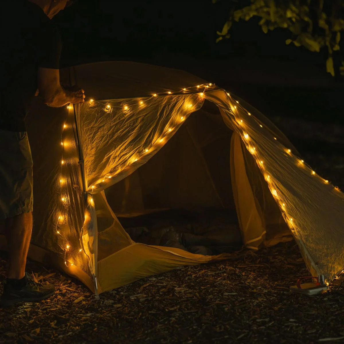 LuminAID Solar String Light with Phone Charger - Image 4