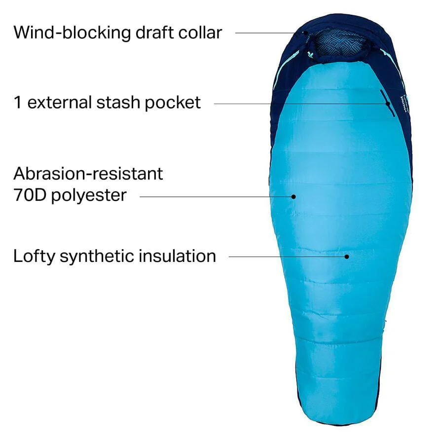 Marmot Trestles Synthetic 15 Degree Sleeping Bag - Women's - Image 2