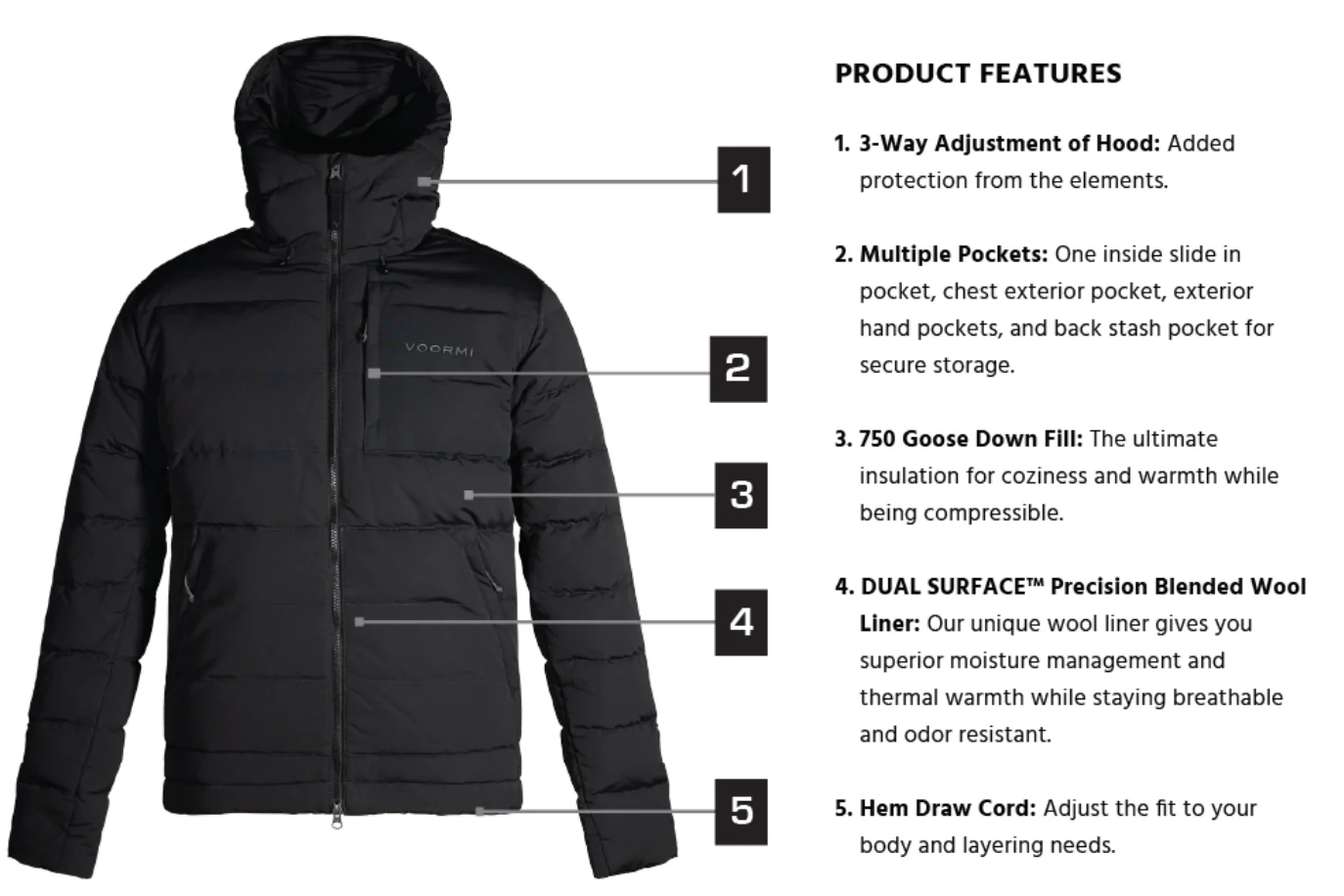 Voormi Men's Puffy Jacket - Image 12