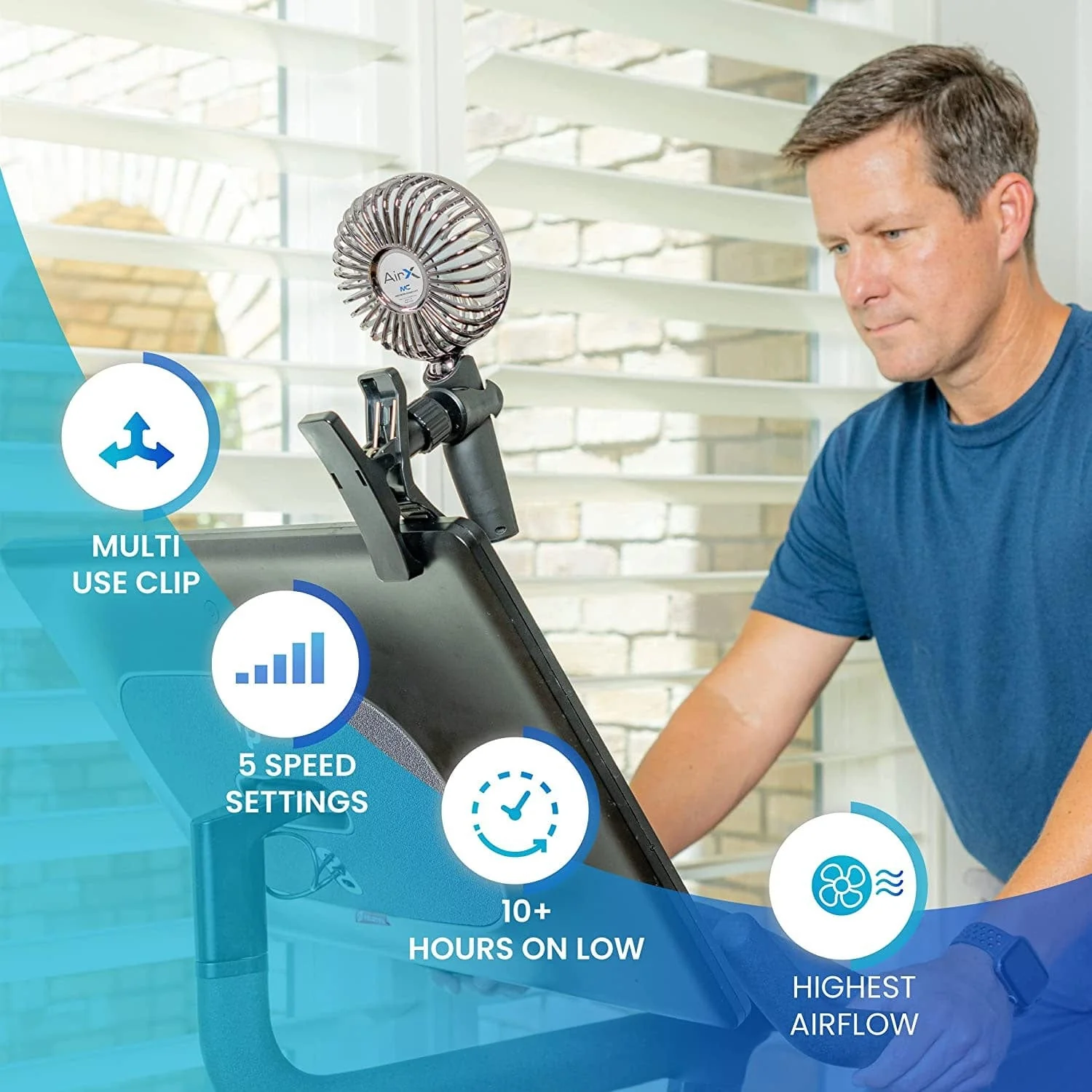 Modern Comfort AirX Portable Personal Fan - Image 2