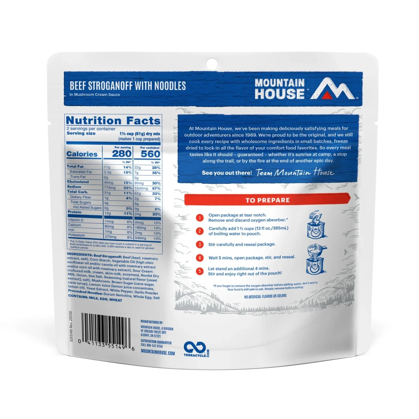 Mountain House Beef Stroganoff - Image 3
