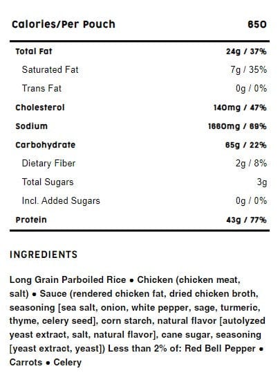 Mountain House Chicken & Rice Pro Pak - Image 3