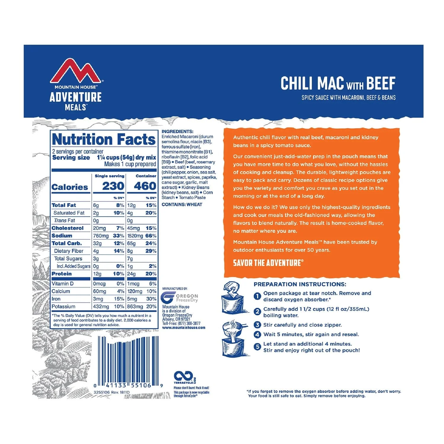 Mountain House Chili Mac with Beef - Image 3