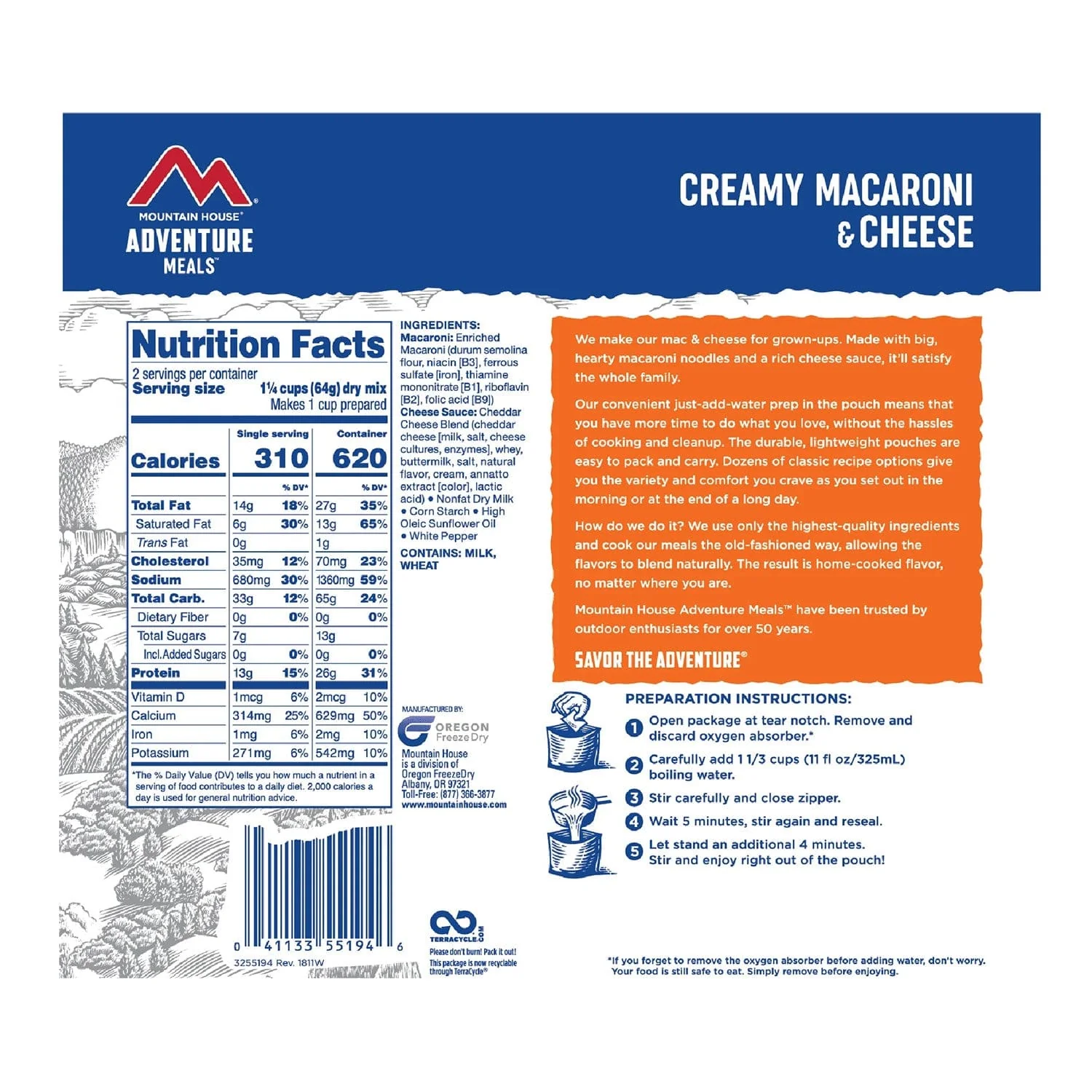Mountain House Creamy Macaroni & Cheese - Image 3