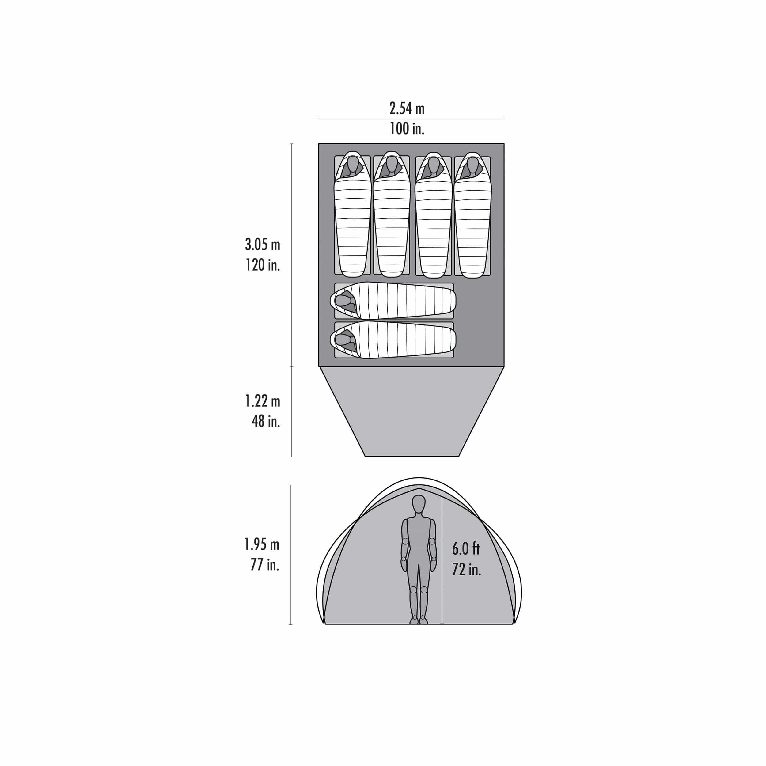 MSR Habitude 6 Family & Group Camping Tent - Image 5