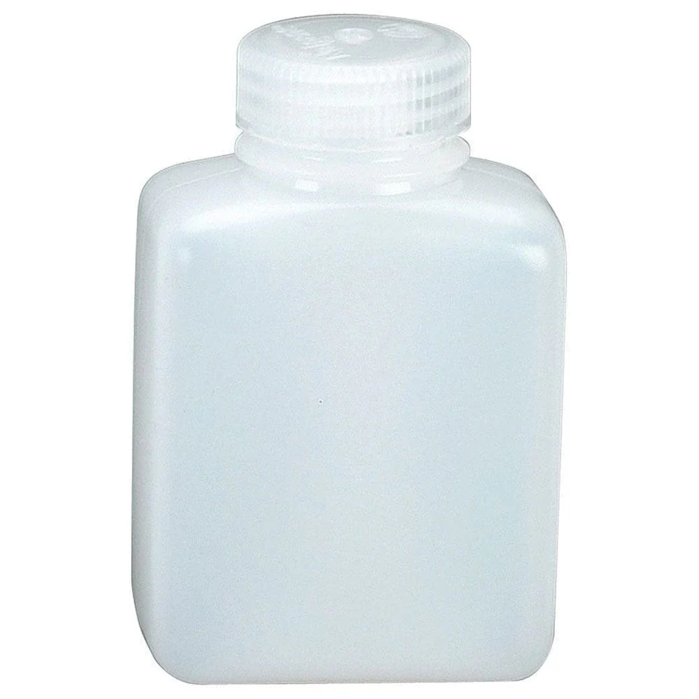 Nalgene Wide Mouth Rectangular HDPE Bottles - Image 2
