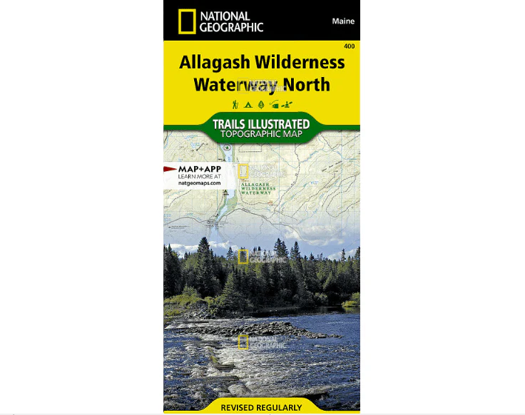 National Geographic Trails Illustrated Allagash Wilderness Waterway North - Image 2