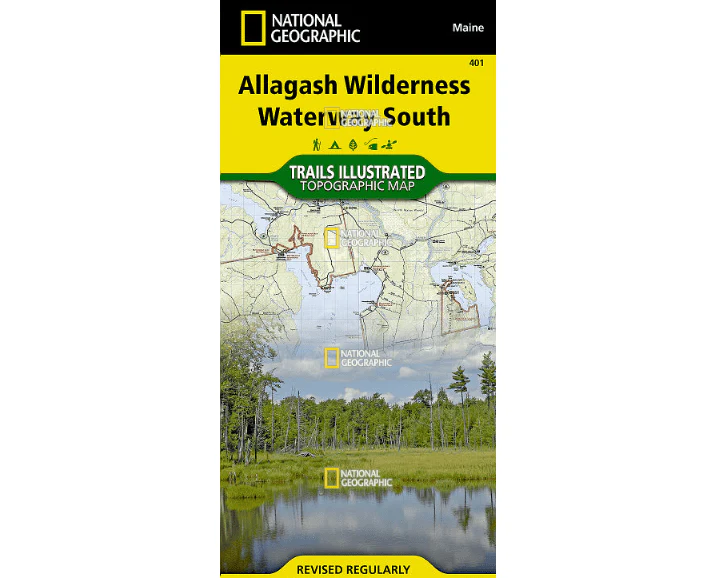 National Geographic Trails Illustrated Allagash Wilderness Waterway South - Image 2