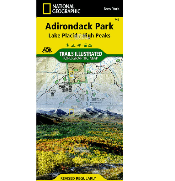 National Geographic Trails Illustrated Lake Placid, High Peaks: Adirondack Park - Image 2