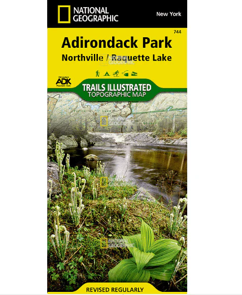 National Geographic Trails Illustrated Northville, Raquette Lake: Adirondack Park - Image 2