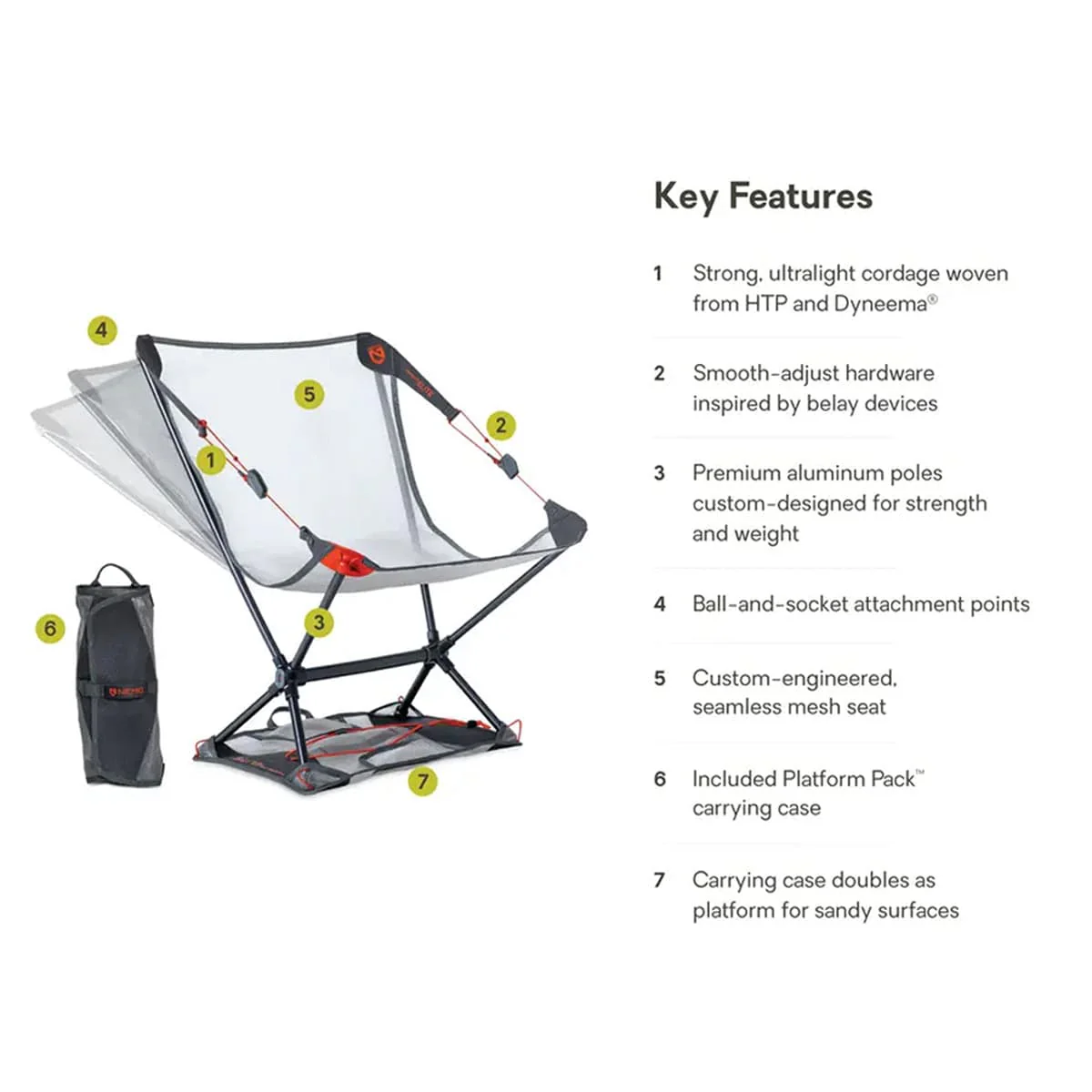 NEMO Equipment Moonlite Elite Reclining Camp Chair - Image 13