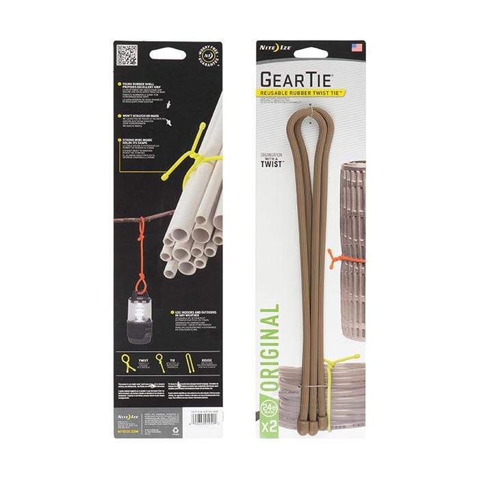 Nite Ize Gear Tie Reusable Rubber Twist Tie 24 in. - 2 Pack - Image 3