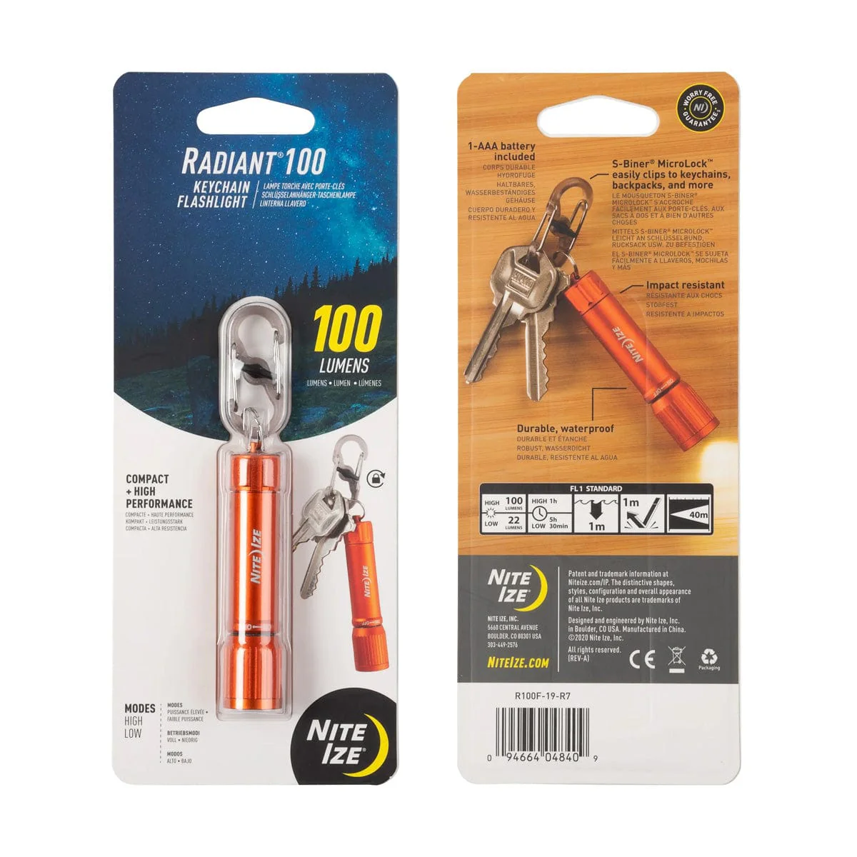 Nite Ize Radiant 100 Keychain Flashlight
