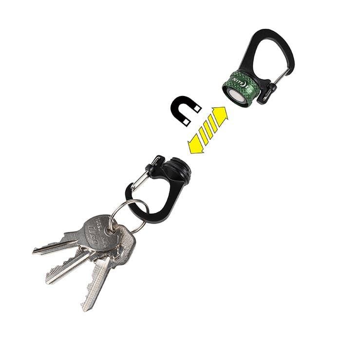 Nite Ize SlideLock 360° Magnetic Locking Dual Carabiner - Image 5
