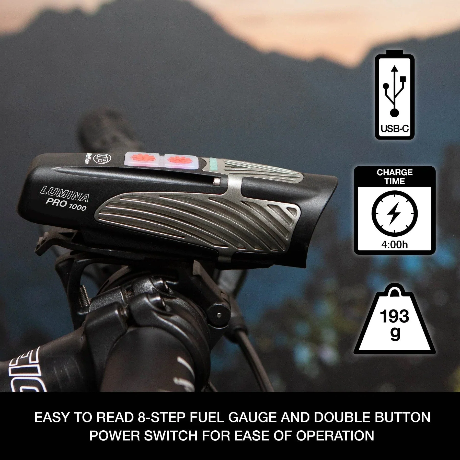 NiteRider Lumina Pro 1000 Cycling Front Light - Image 4
