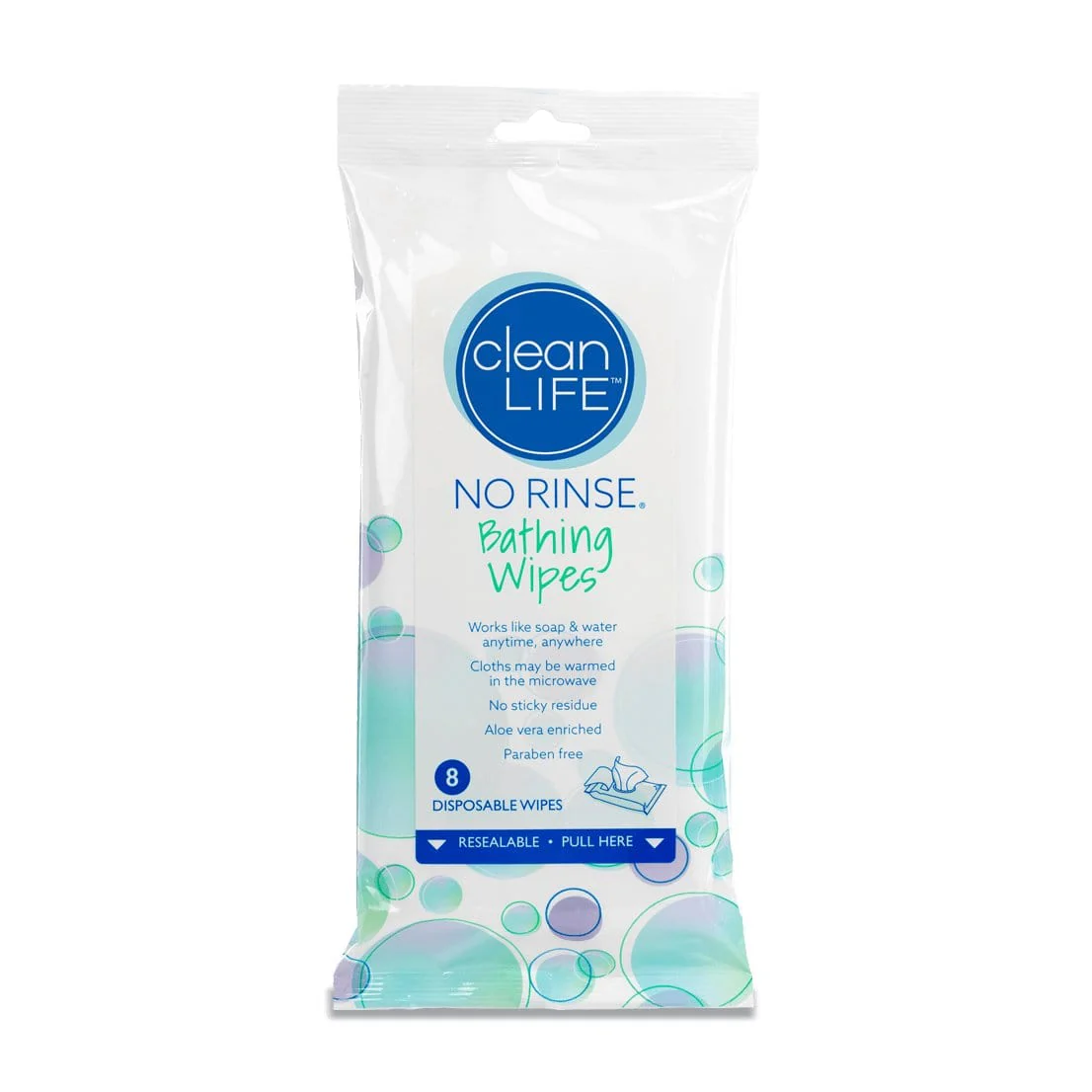 No Rinse Bathing Wipes - Image 2