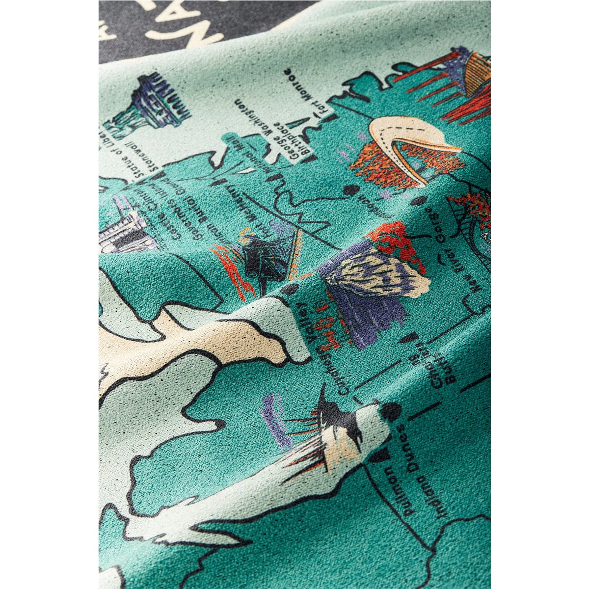 Nomadix National Parks and Monuments Map Towel - Image 2