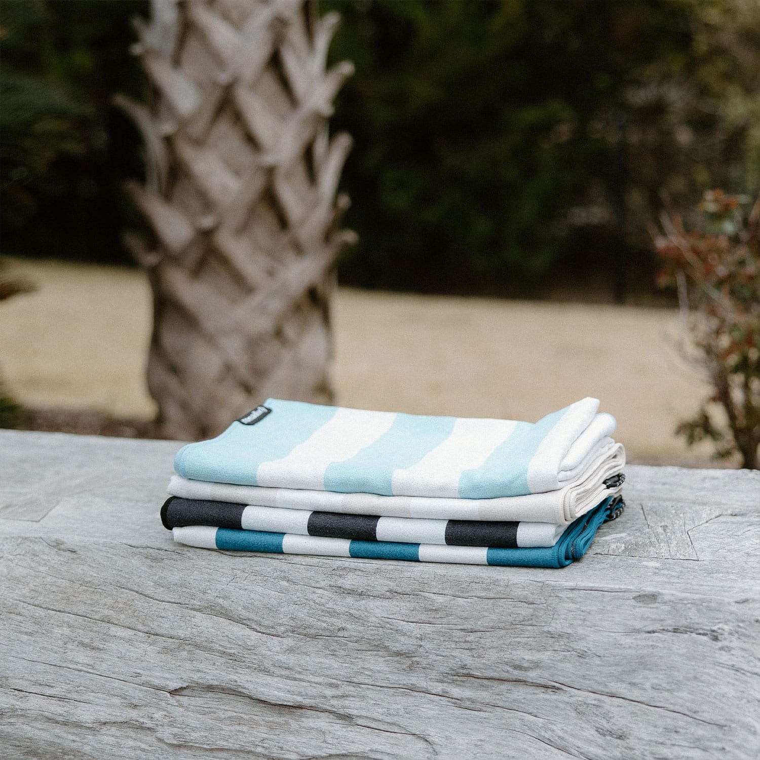Nomadix Original Towel Cabana Stripe Sky Blue - Image 5